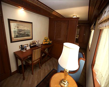 Suite in the Maharajas' Express.