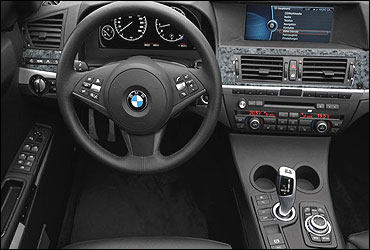 Dashboard of BMW X1.