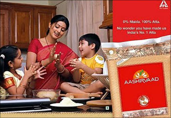 Aashirvaad atta is an ITC brand.