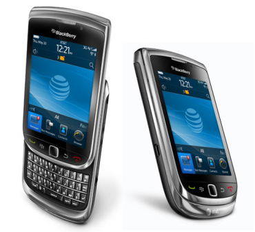 A slide and touch screen version from the BlackBerry stable.