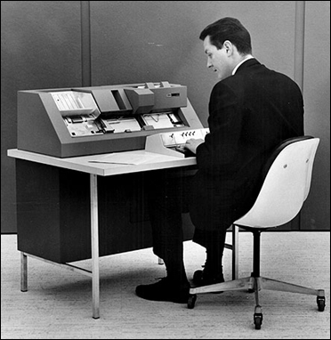 IBM punched cards, a big success.