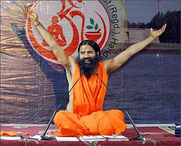 Swami Ramdev wants to kick out multinationals.