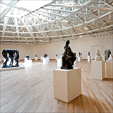 Interior view of the museum.