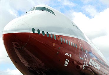 New 747-8 Intercontinental.
