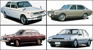 Top L- R: 1966, 1970. Bottom: L - R: 1979, 1983