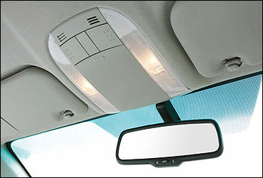 Electro chromatic inner rearview mirror.