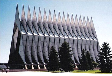 Air Force Academy Chapel, Colorado.