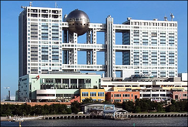 Fuji Television building.