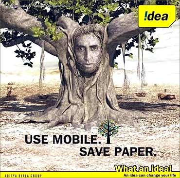 Idea Cellular ad.