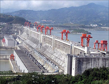 Three Gorges Dam, China.