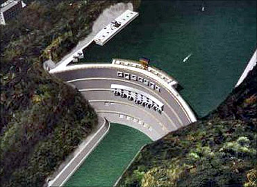 Xiluodu Dam.
