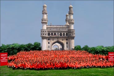 Hilti India employees in Hyderabad.