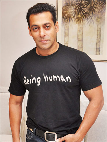 Salman Khan's Being Human apparel.