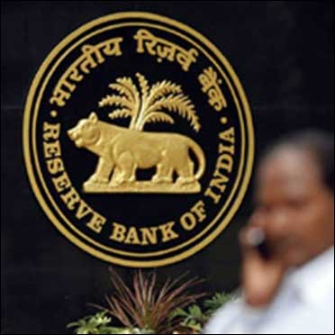 Reserve Bank of India logo.