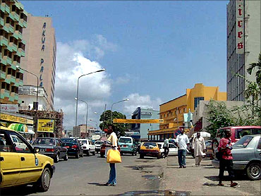 The city of Douala.