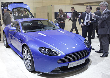 Aston Martin V8 Vantage S car.