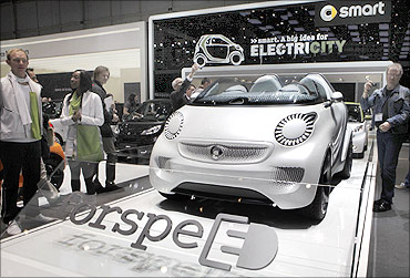 Smart Forspeed concept car.