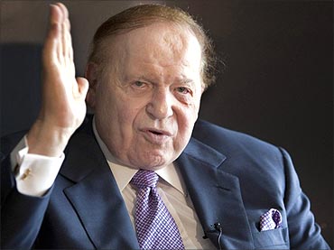 Adelson is a taxi driver's son