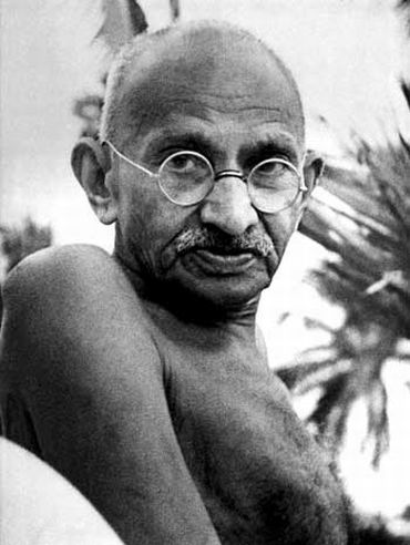 Mahatma Gandhi.