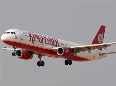 Kingfisher Airlines.
