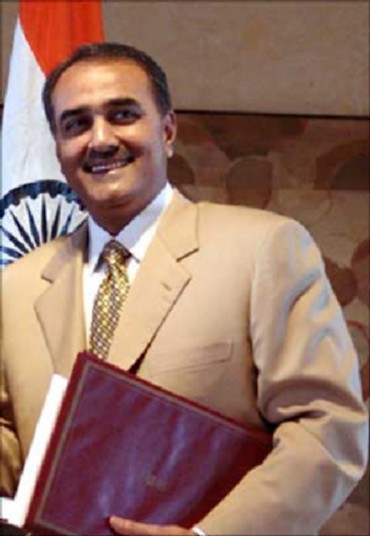 Minister of Heavy Industries and Public Enterprises Praful Patel and Minister