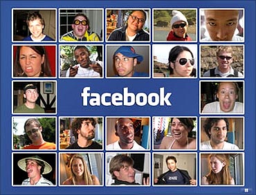 Facebook users rise.