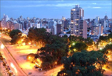 Inflation rate in Argentina is at 22 per cent.