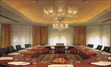 A meeting room at the hotel.