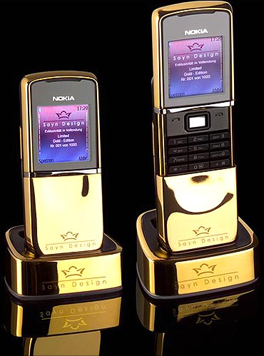 Nokia's Gold Edition 8800 costs $2,700.
