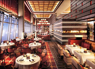Ritz Carlton restaurant.