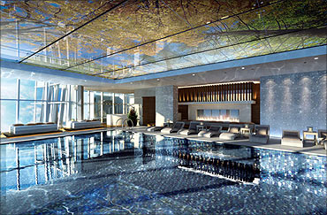 Spa at the hotel.