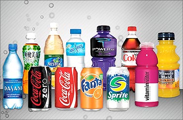 Coca-cola's products.