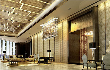 Ritz Carlton lobby, Hong Kong.