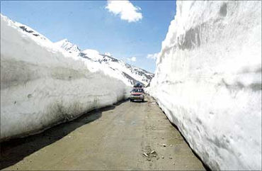 Roads in Ladakh are not affected.