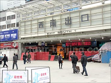 Shanghai Railway Station.