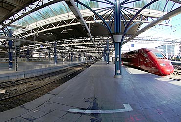 Brussels station.