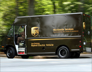 UPS vehicle.