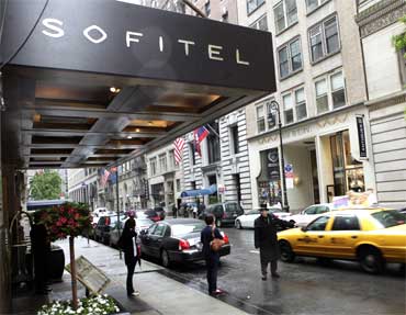 Sofitel hotel from where IMF chief was arrested.