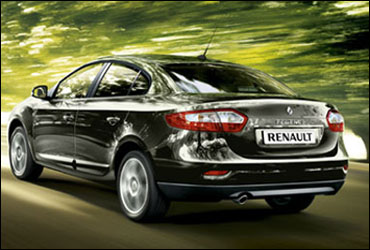 Rear view of Fluence.