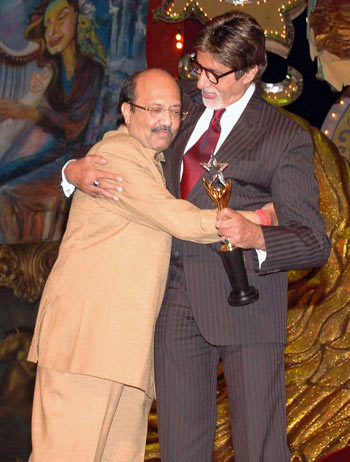 Amar Singh with Amitabh Bachchan.