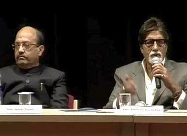 Amitabh Bachchan and Amar Singh.