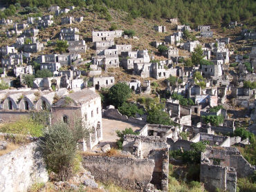 Kayakoy has been a ghost town since 1923.