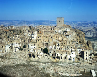 Earthquakes and landslides forced people to abandon Craco.