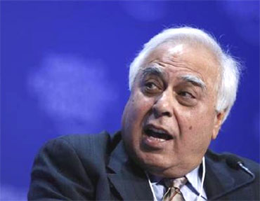Minister of Communications and Information Technology Kapil Sibal.
