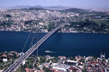 Turkey's finances hang in balance. A panaromic view of Istanbul.
