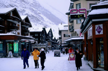 Zermatt turned some of its streets pedestrians-only.