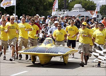 Infinium solar car.