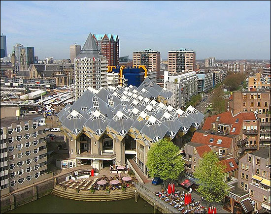 The Cube Houses in Rotterdam.