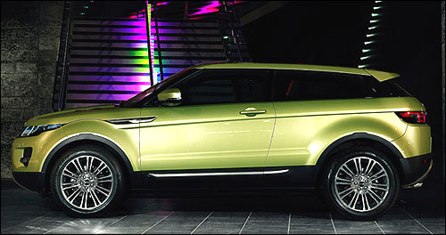 Range Rover Evoque: Coupe Prestige in Colima Lime.