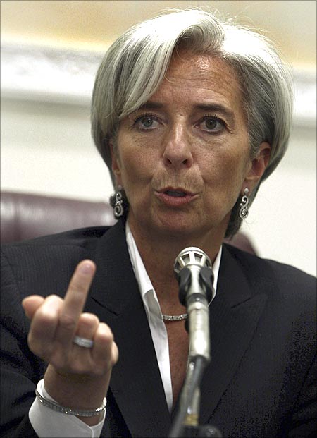 French Economy Minister Christine Lagarde.